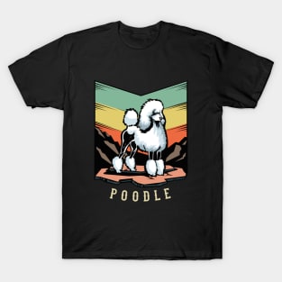 Poodle | Retro design for Dog Lovers T-Shirt